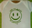 Only My Smile is Contagious Phrase for Children's Eczema Clothing